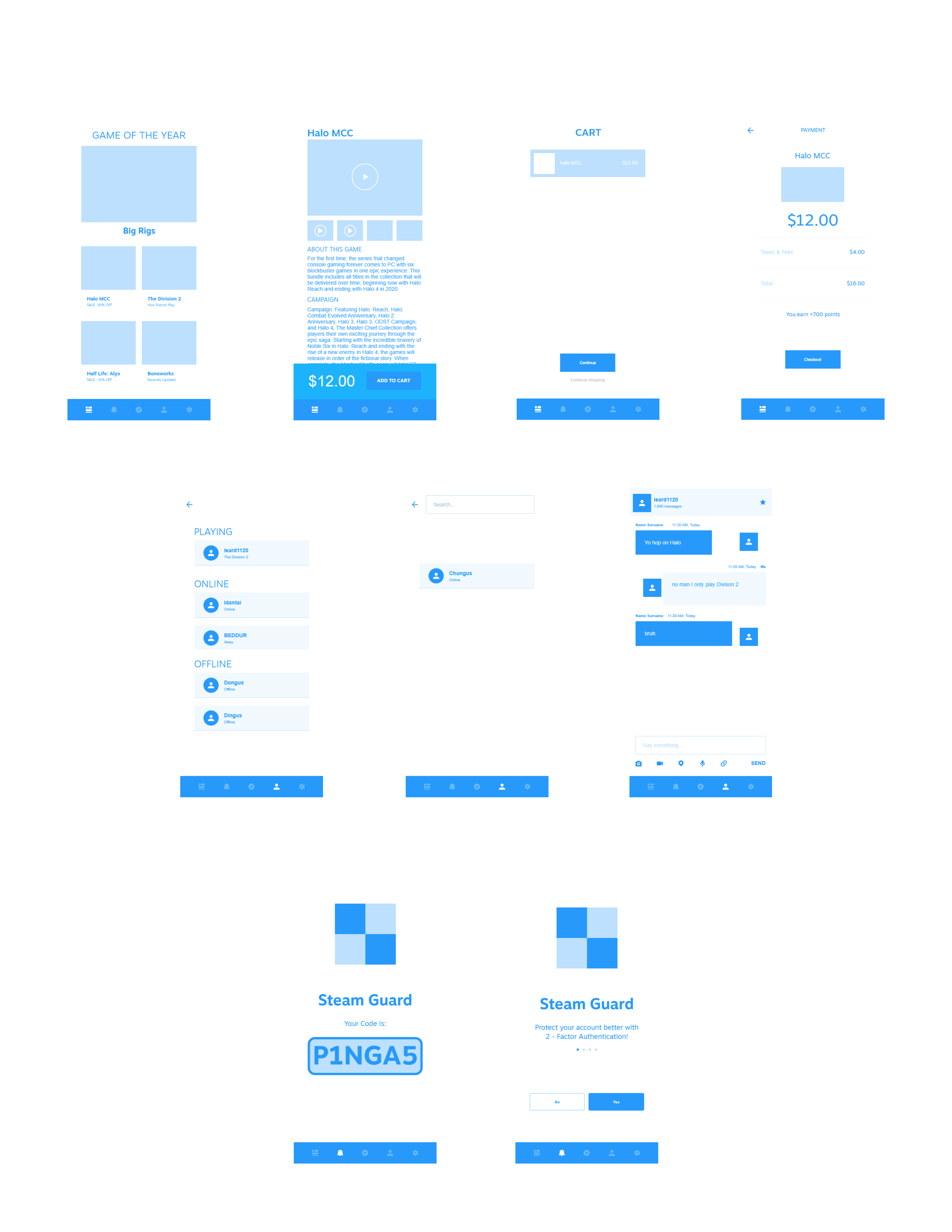 Wireframes